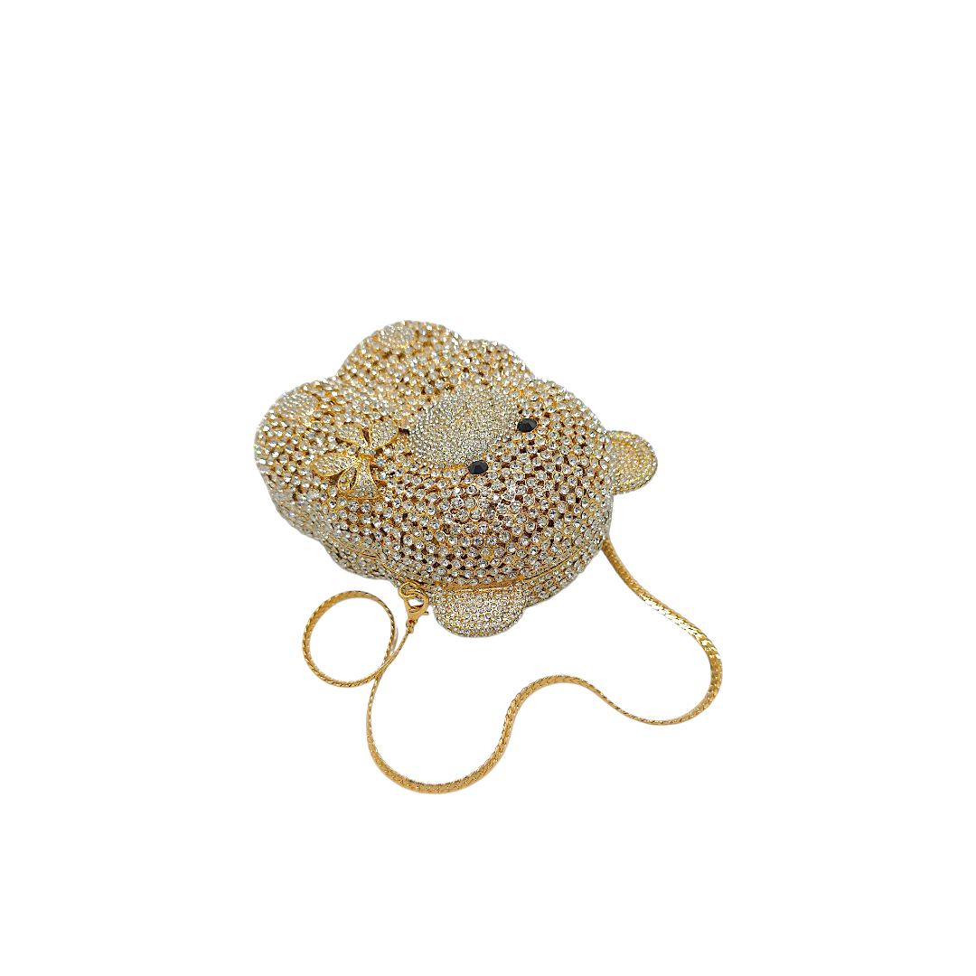 Luxury Teddy Bear Clutch - Fashion Vogue 