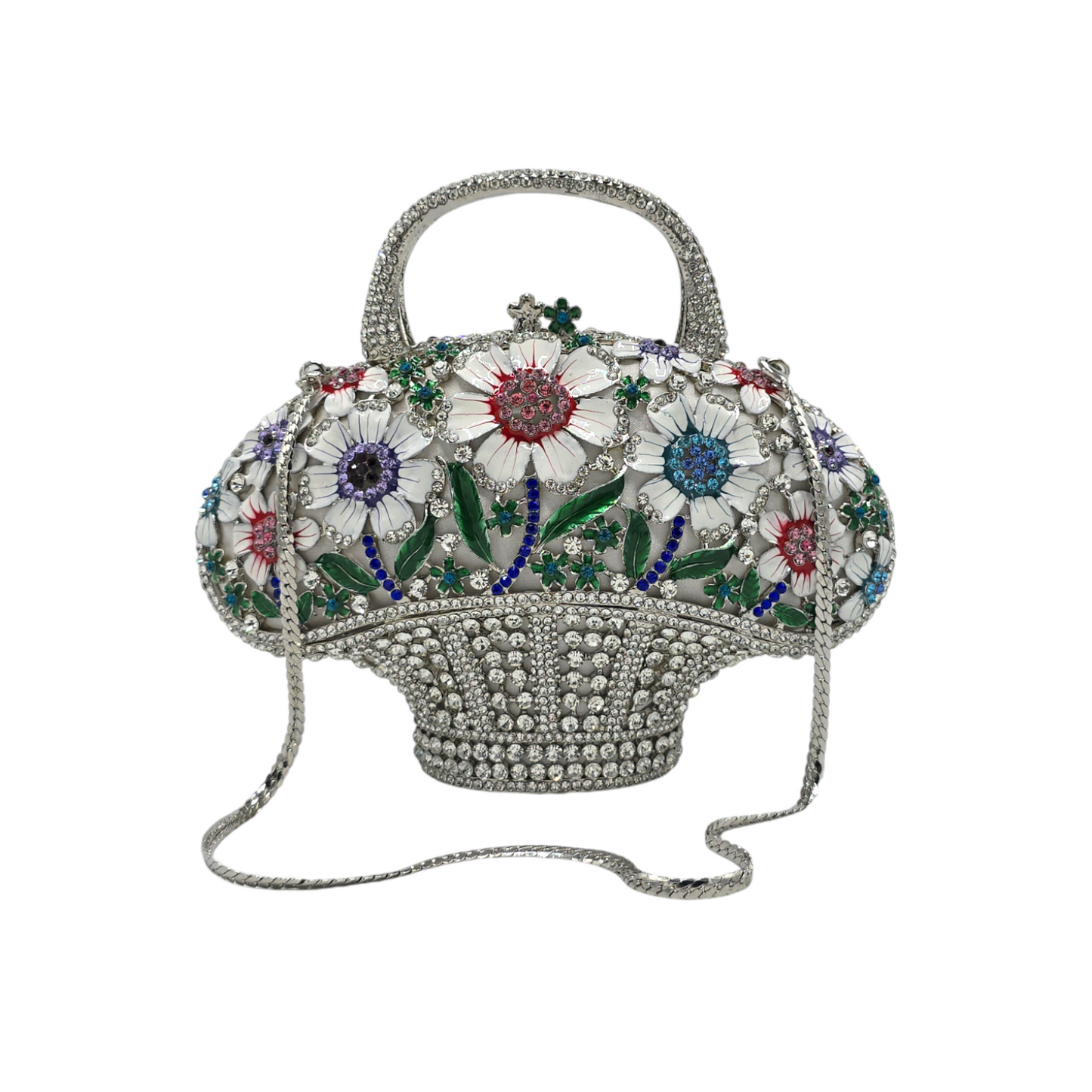Stylish Flower Basket Clutch - Fashion Vogue 