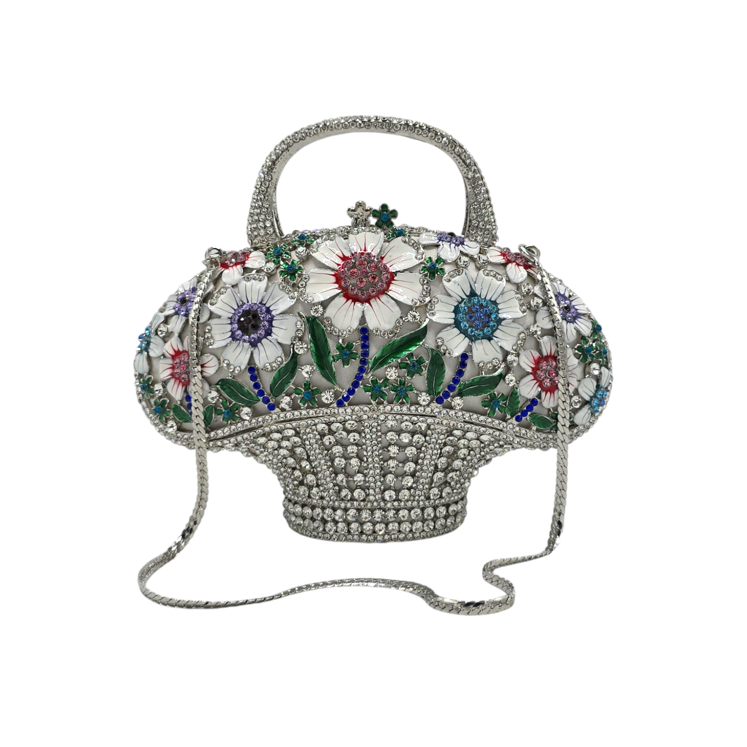 Stylish Flower Basket Clutch - Fashion Vogue 
