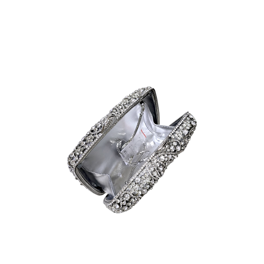Luxury Crystal Embellished Clutch - Fashion Vogue 