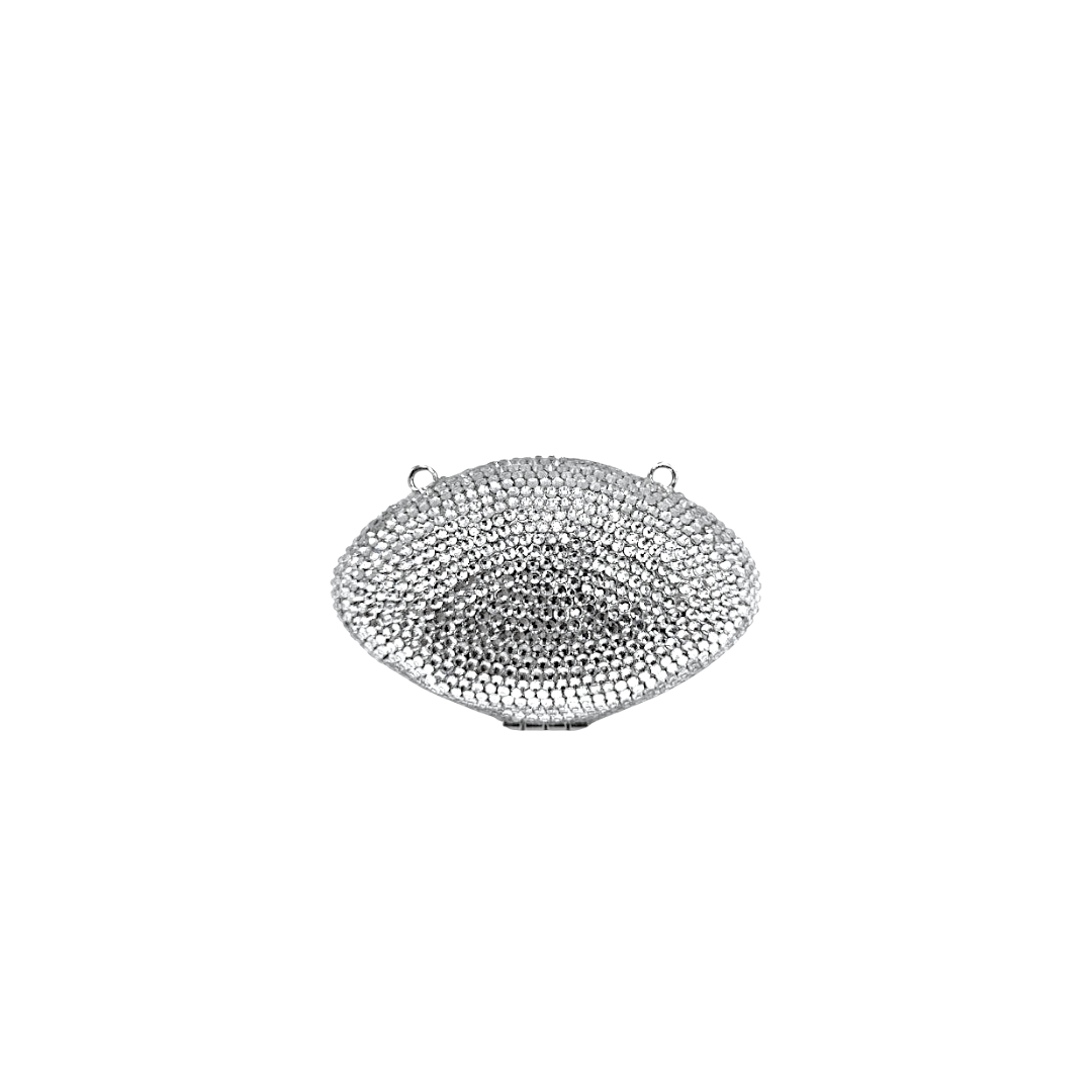 Mini Oval Swarovski Clutch 
