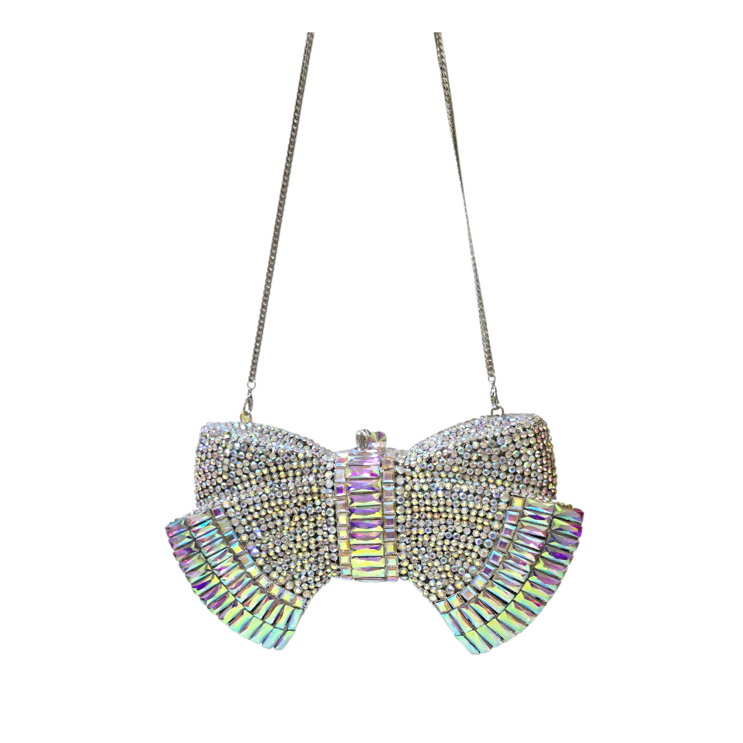 Crystal Bow Clutch -1899 - Fashion Vogue 