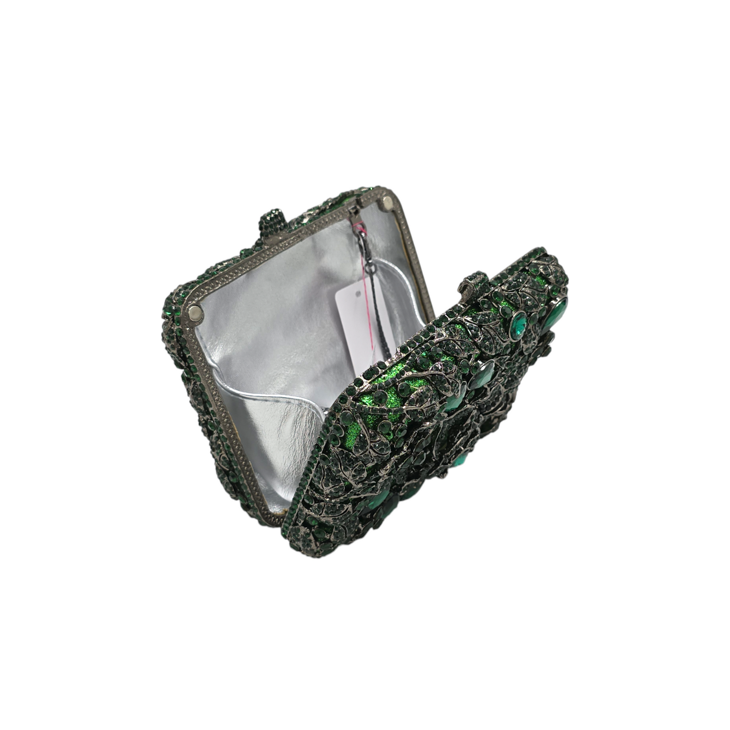 Square shape Rose Flower Clutch - Fashion Vogue 