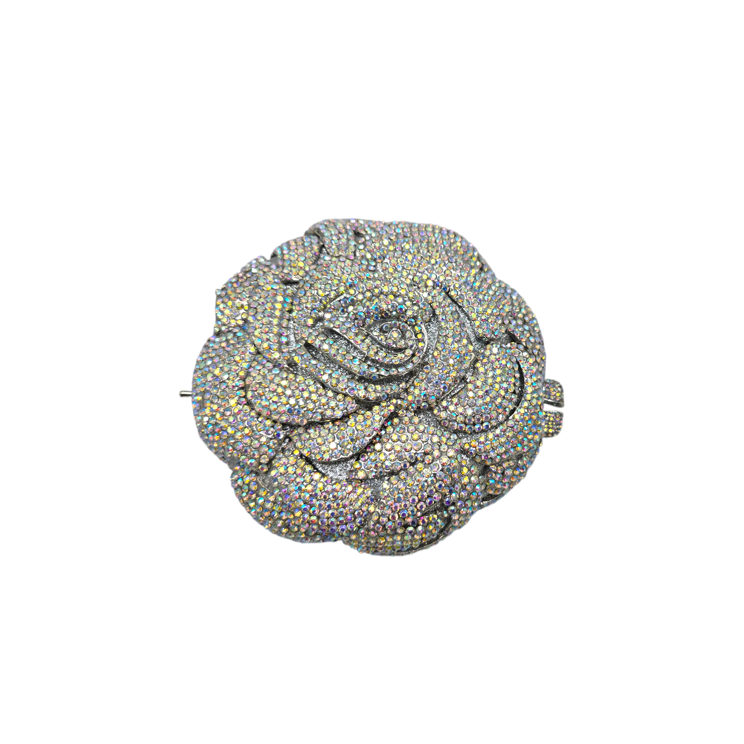 Exquisite Round Flower Clutch - Fashion Vogue 