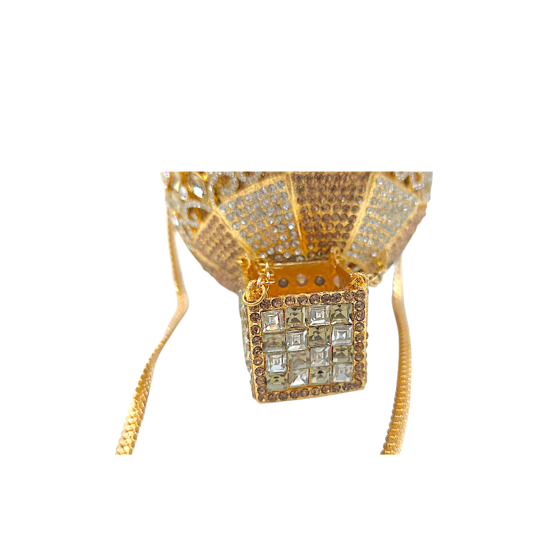 Hot Air Balloon Rhinestone Clutch - Fashion Vogue 