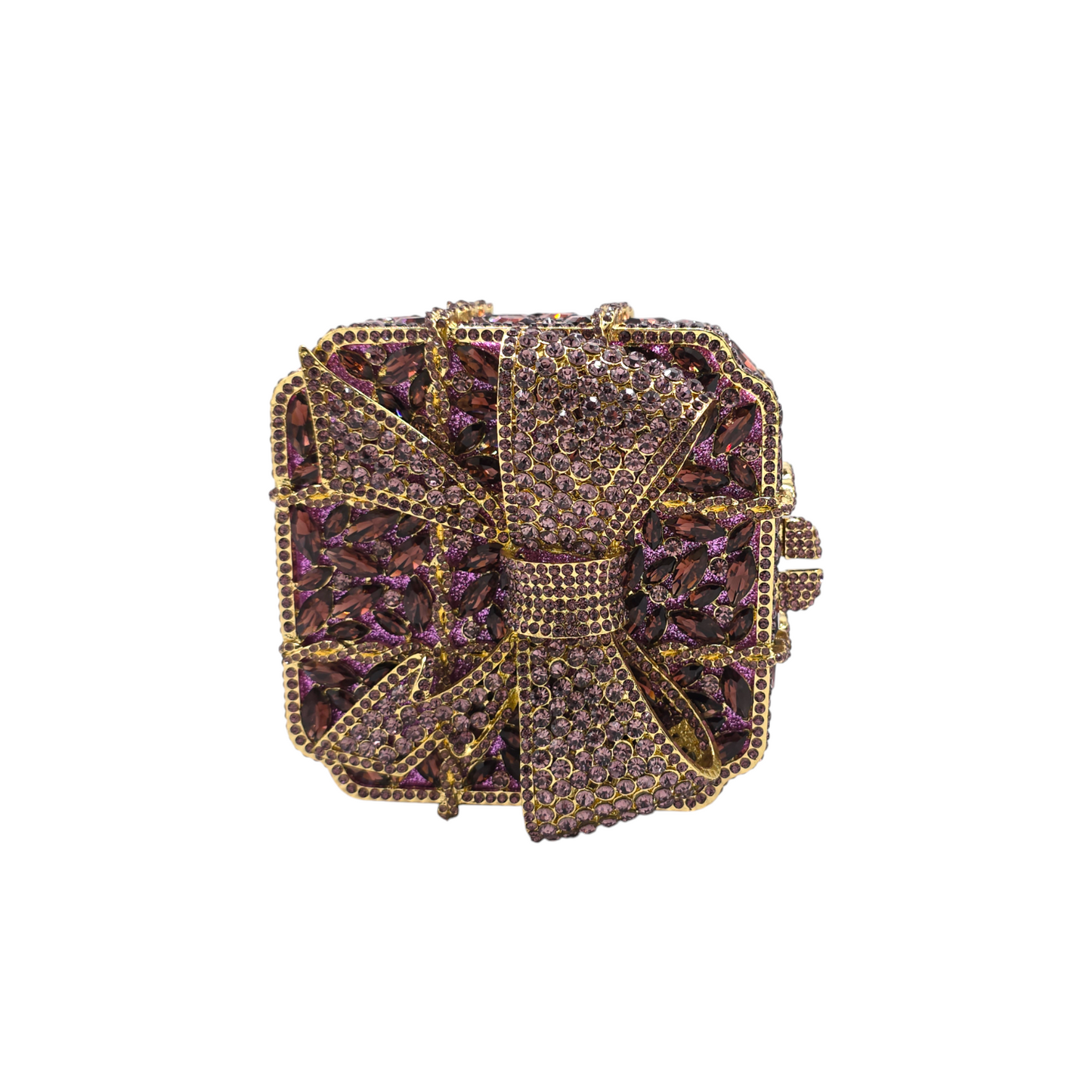 Bow Styled Box Clutch - Fashion Vogue 