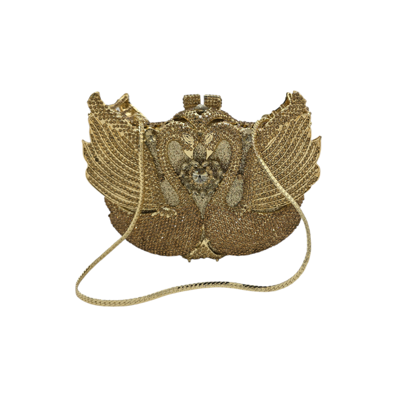 Beautiful Swan Bridal Clutch - Fashion Vogue 