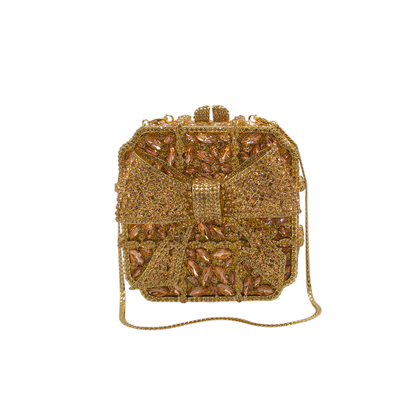 Bow Styled Box Clutch - Fashion Vogue 