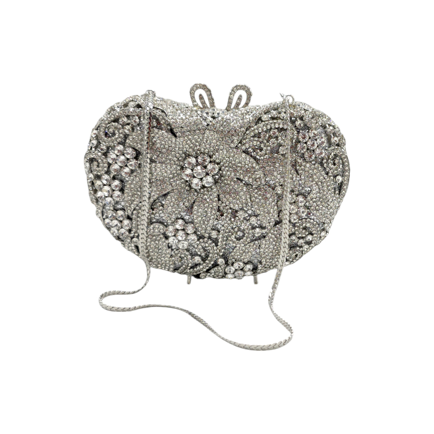 Apple Shaped Flower Clutch - Fashion Vogue 
