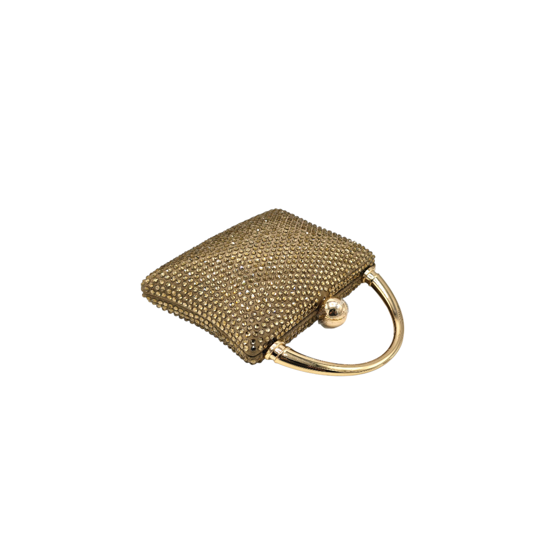 Mini Rhinestone Clutch - Fashion Vogue 