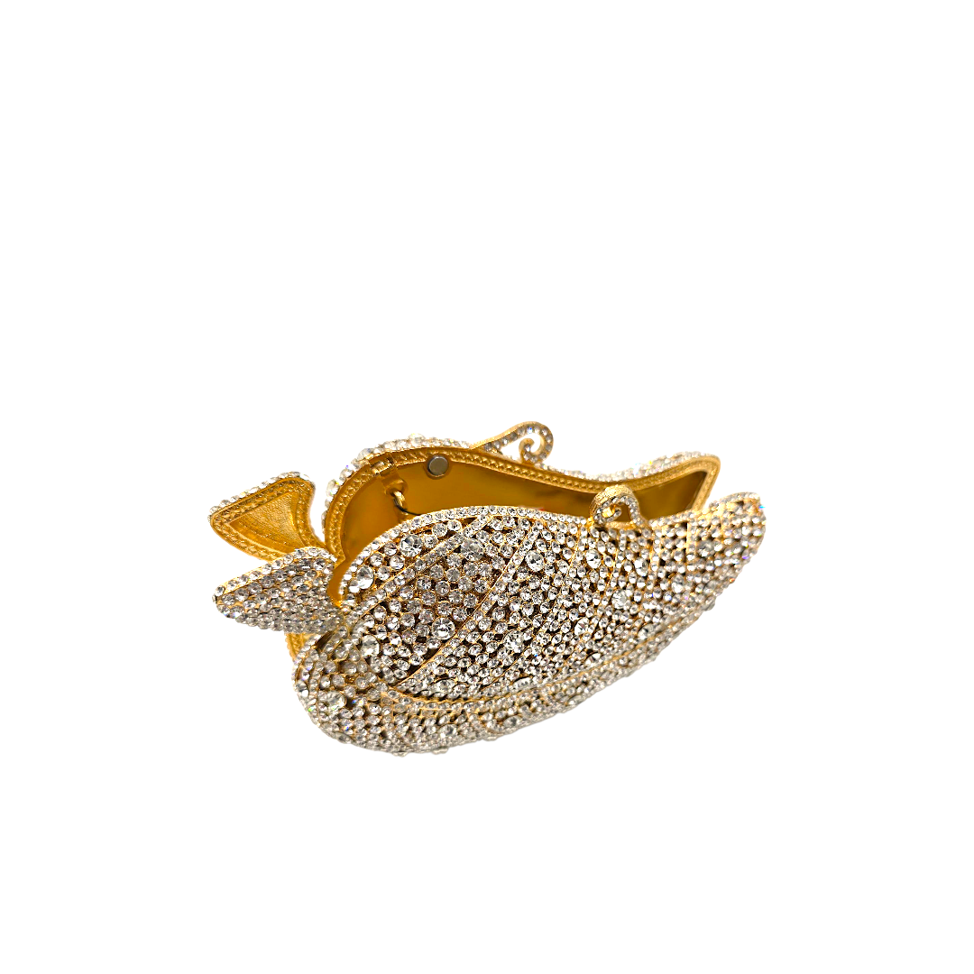 Crystal Leaf Clutch - FH06 - Fashion Vogue 