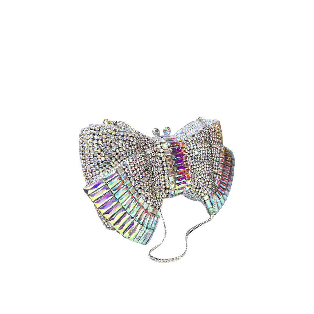 Crystal Bow Clutch -1899 - Fashion Vogue 