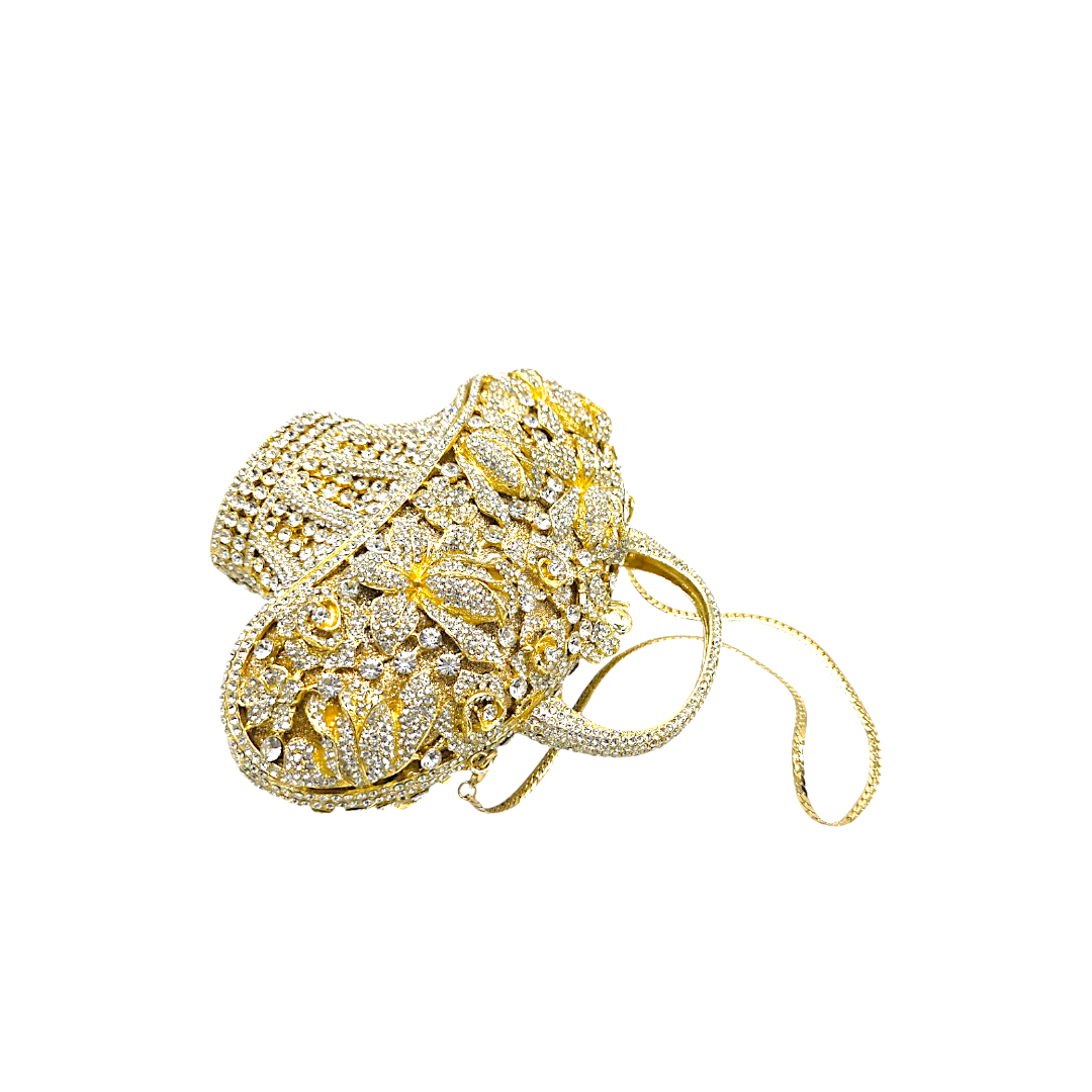 Stylish Flower Basket Clutch - Fashion Vogue 