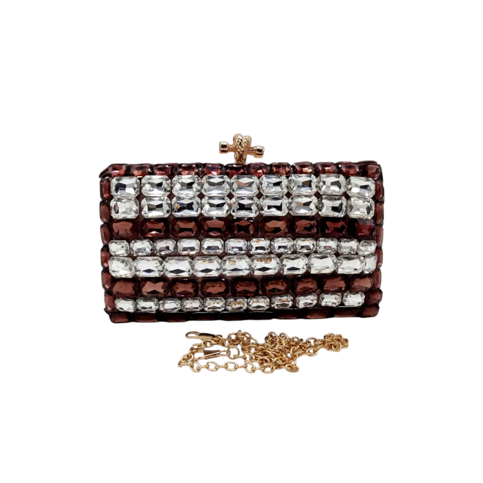 Stylish Stone Clutch - Fashion Vogue 
