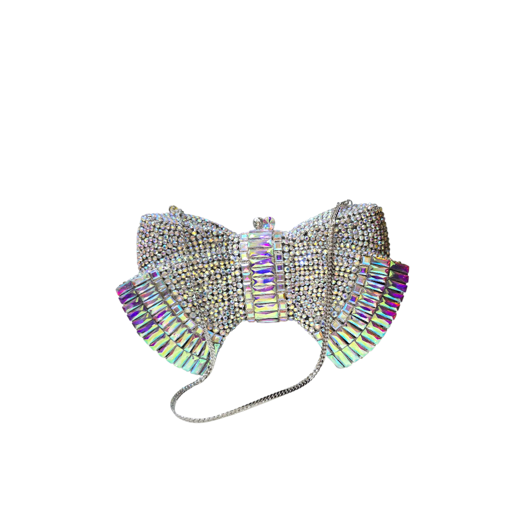 Crystal Bow Clutch -1899 - Fashion Vogue 
