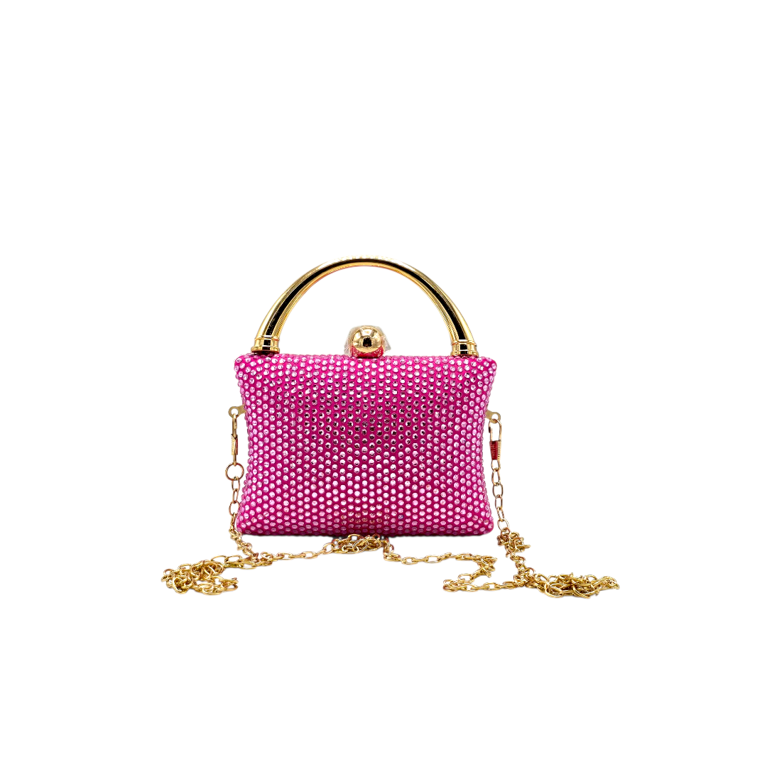 Mini Rhinestone Clutch - Fashion Vogue 