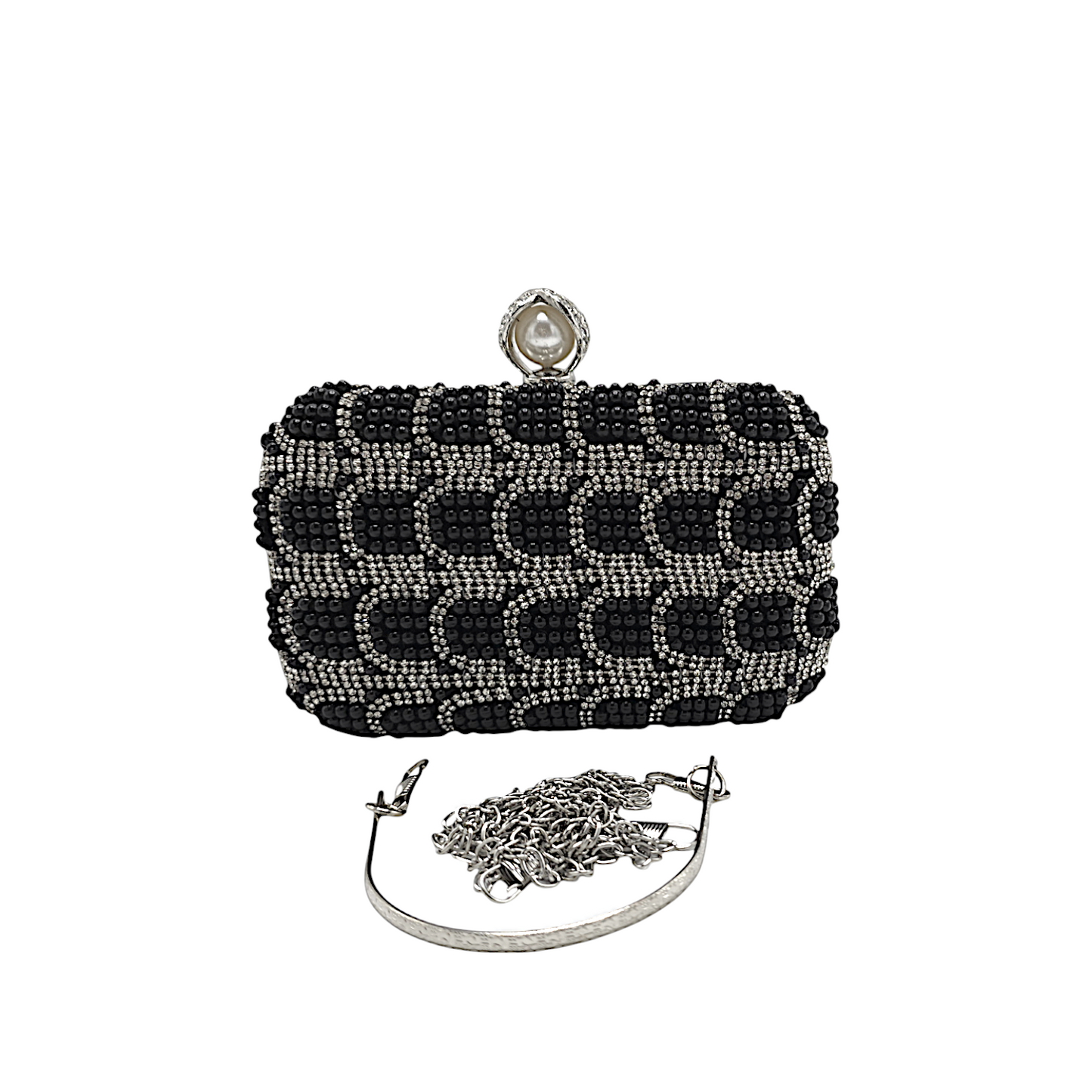 Pearl Beaded Clutch - Fashion Vogue 