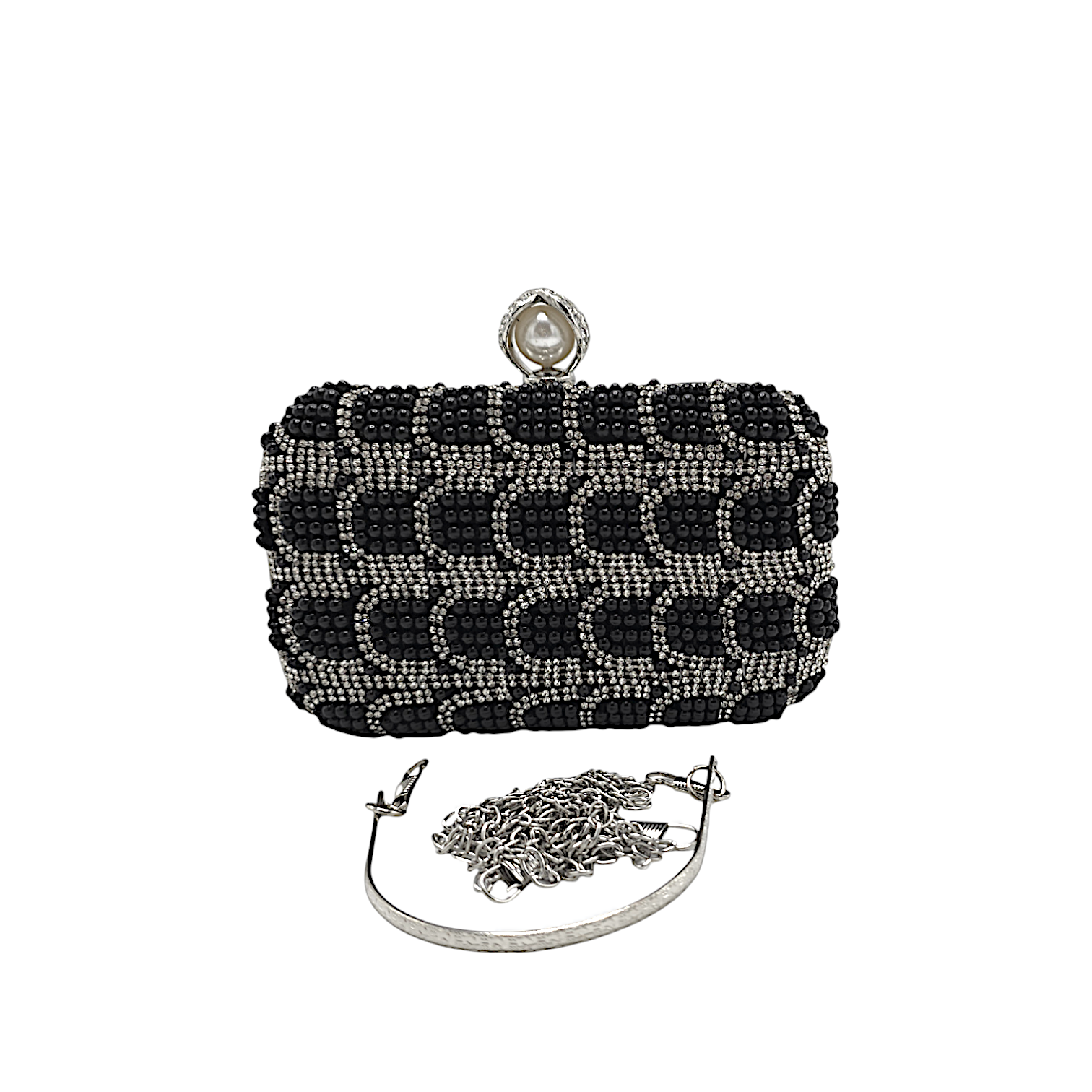Pearl Beaded Clutch - Fashion Vogue 