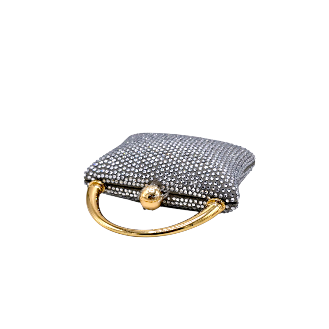 Mini Rhinestone Clutch - Fashion Vogue 