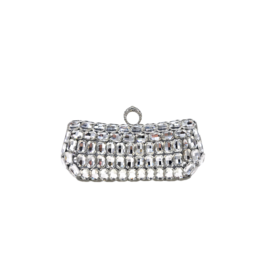Stylish Stone Clutch - 03954-4 - Fashion Vogue 