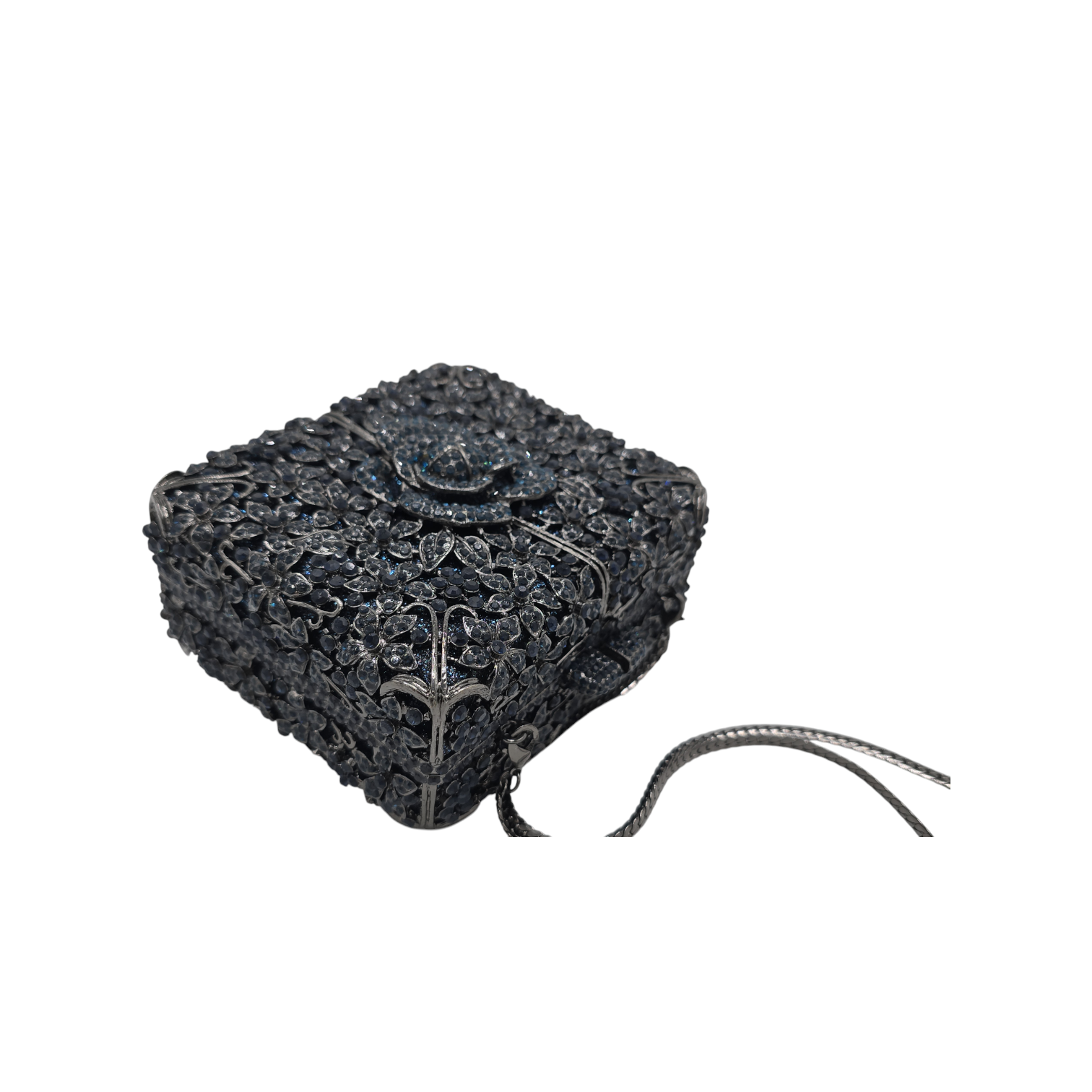 Square Rose Flower Clutch - Fashion Vogue 