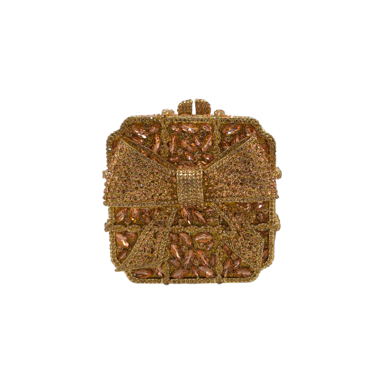 Bow Styled Box Clutch - Fashion Vogue 