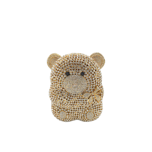 Luxury Teddy Bear Clutch - Fashion Vogue 
