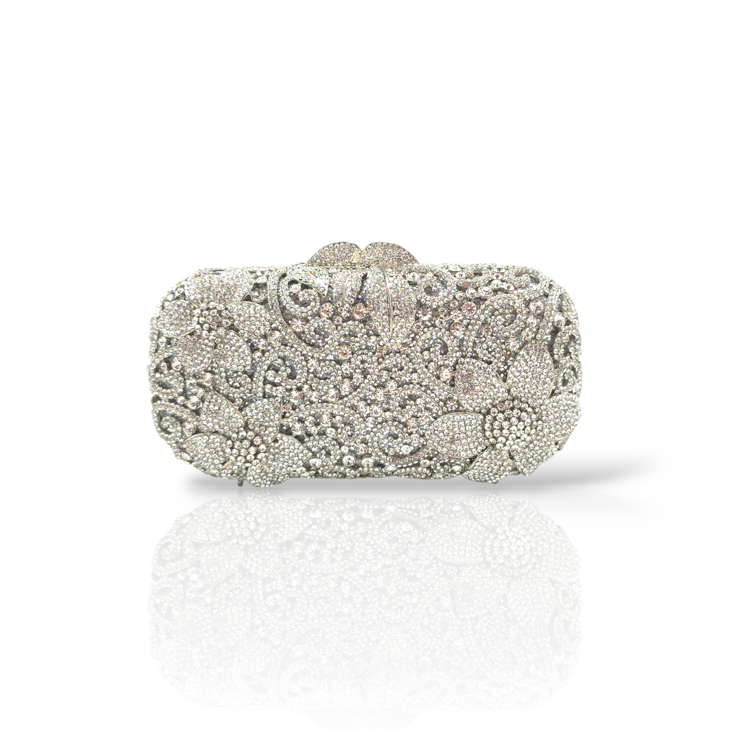 Elegant Floral Bridal Clutch - Fashion Vogue 