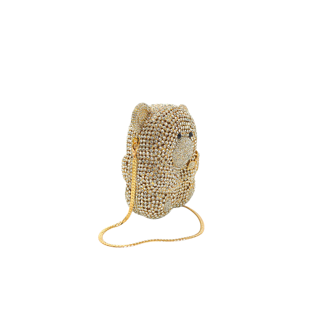 Luxury Teddy Bear Clutch - Fashion Vogue 