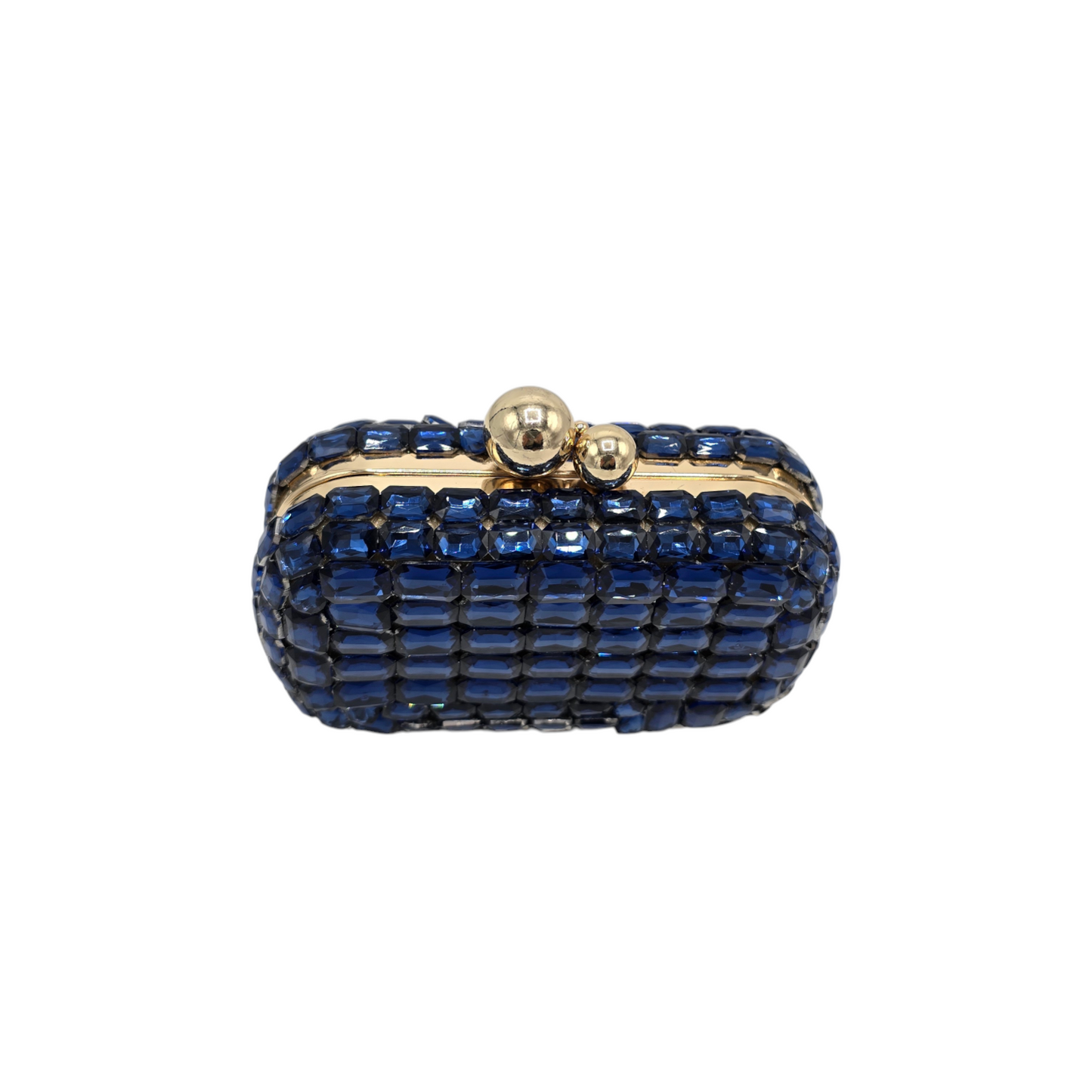 Blue Glass Stone Clutch - Fashion Vogue 