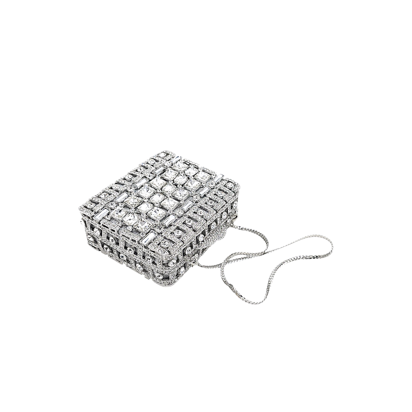 Crystal Square Clutch - Fashion Vogue 