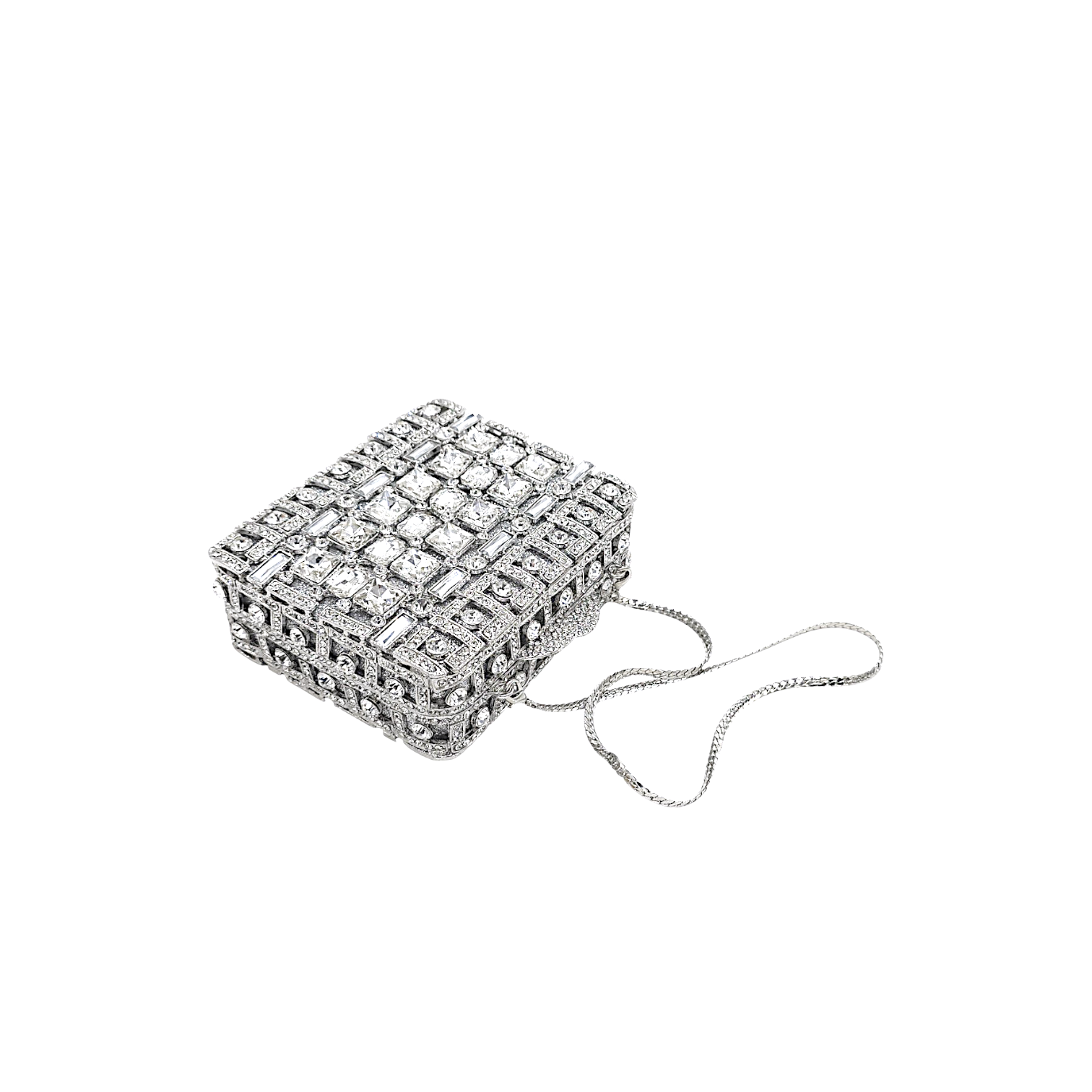 Crystal Square Clutch - Fashion Vogue 