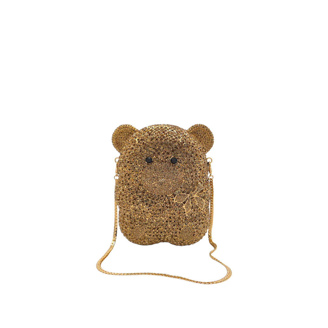 Luxury Teddy Bear Clutch - Fashion Vogue 