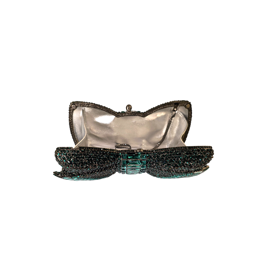 Crystal Bow Clutch -1899 - Fashion Vogue 