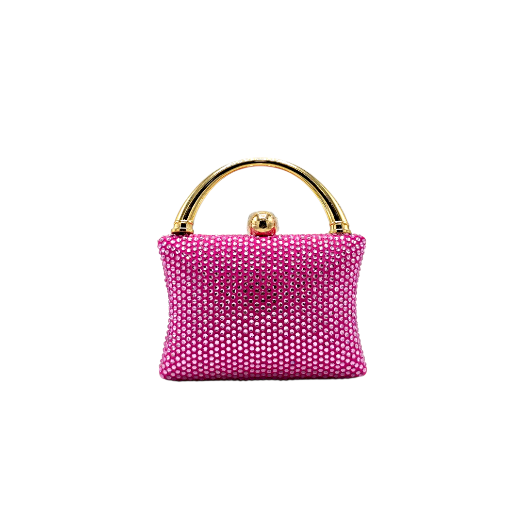 Mini Rhinestone Clutch - Fashion Vogue 
