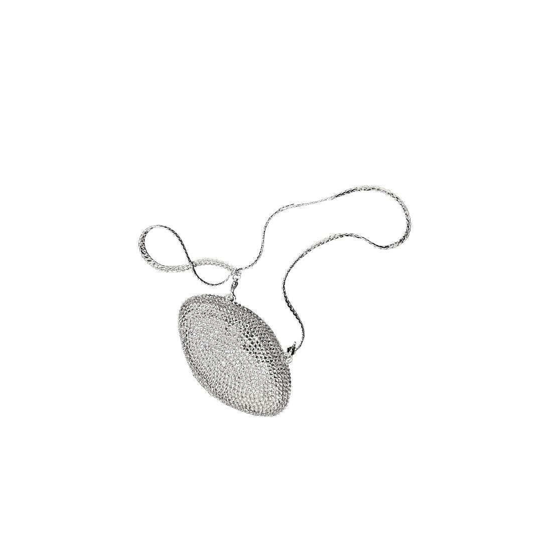 Mini Oval Swarovski Clutch 