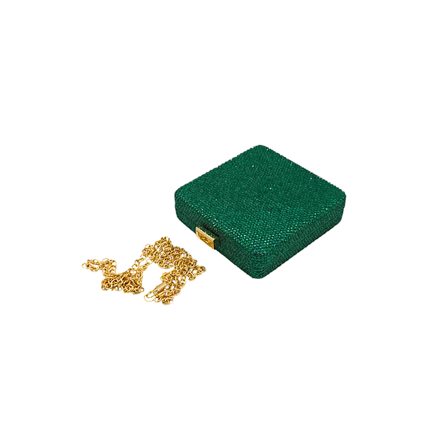 Square Mini Crystal Clutch - Fashion Vogue 