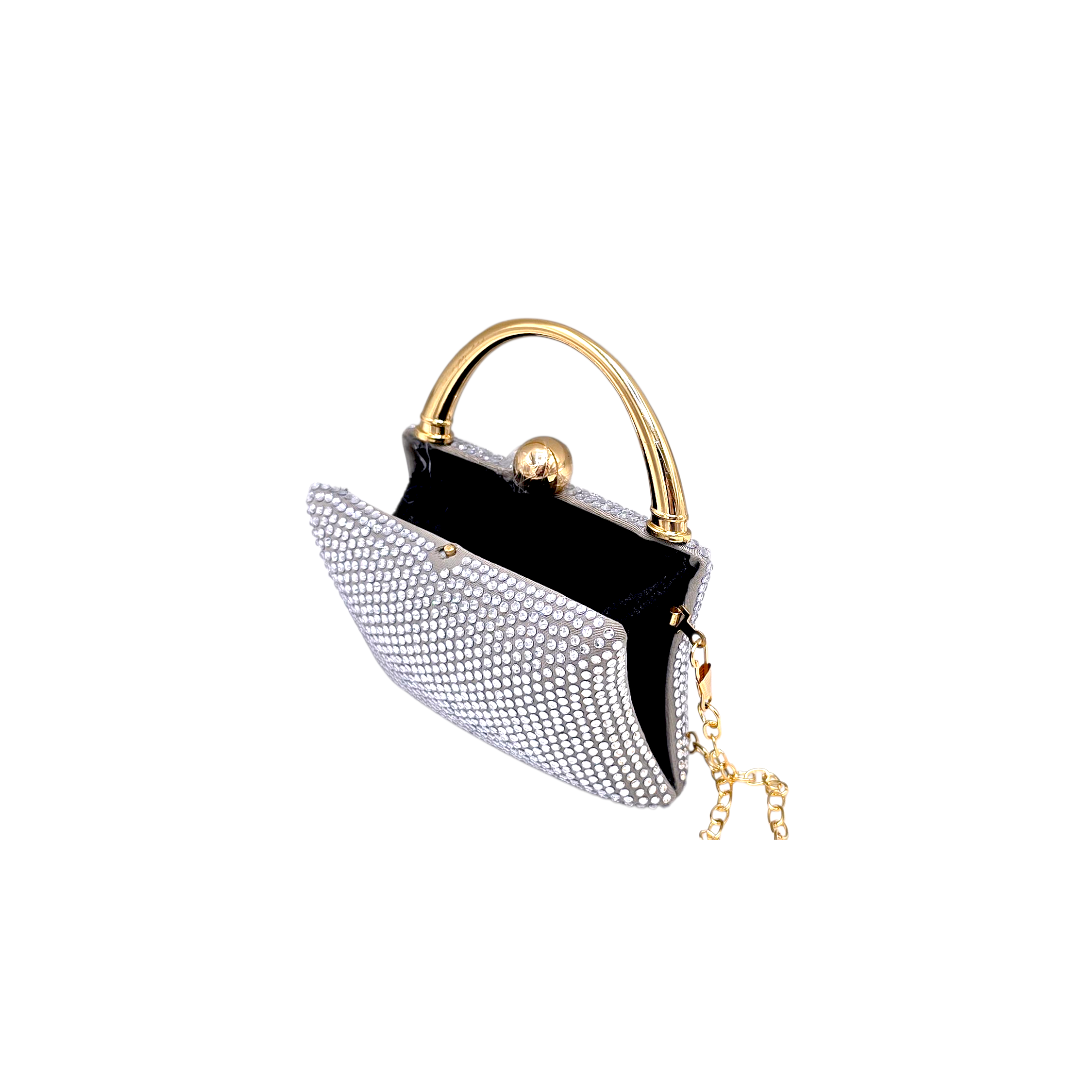 Mini Rhinestone Clutch - Fashion Vogue 