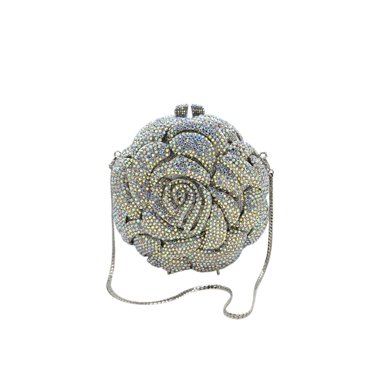 Exquisite Round Flower Clutch - Fashion Vogue 