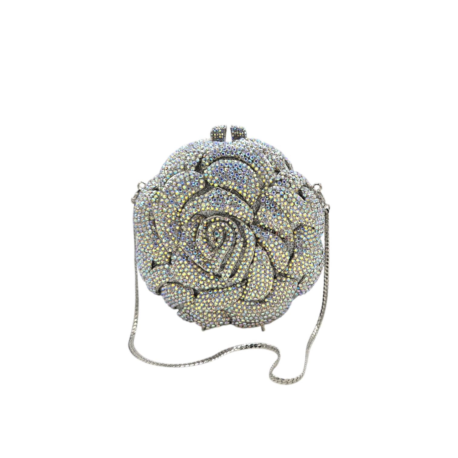 Exquisite Round Flower Clutch - Fashion Vogue 