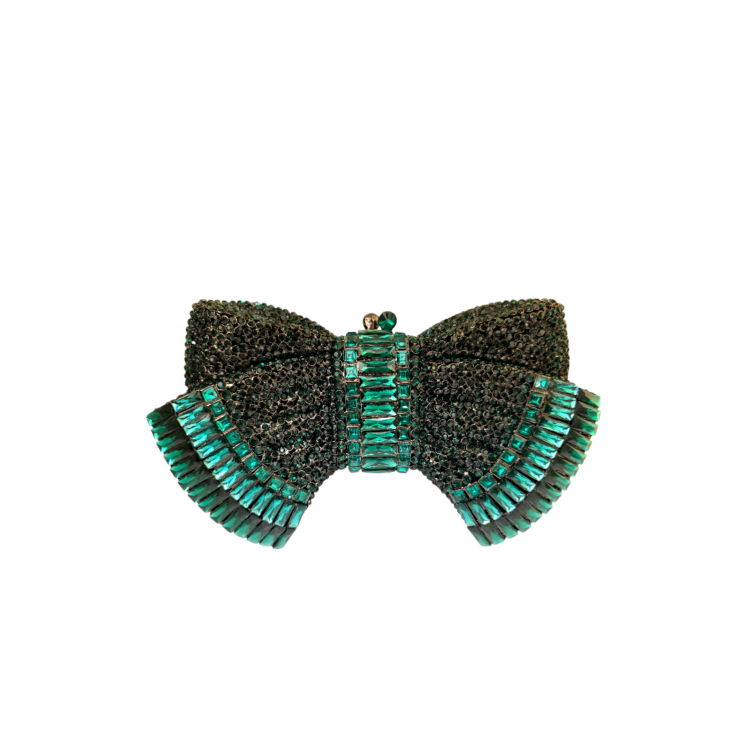 Crystal Bow Clutch -1899 - Fashion Vogue 