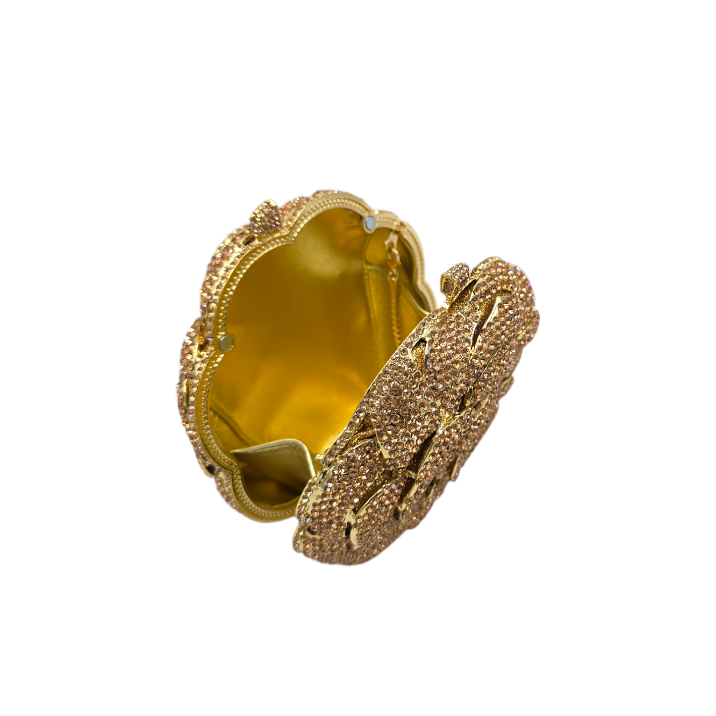 Exquisite Round Flower Clutch - Fashion Vogue 