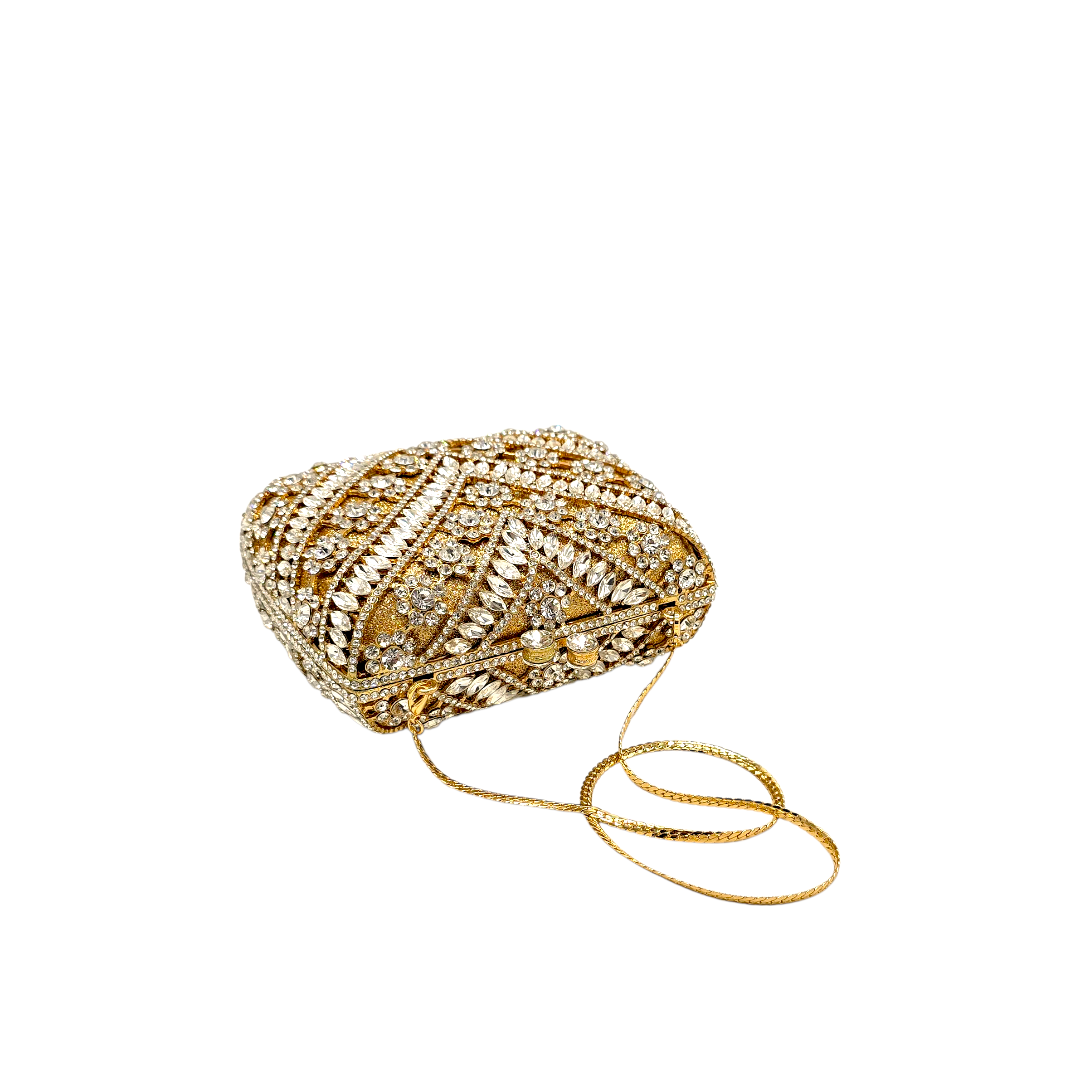 Elegant Embellished Crystal Clutch - FH03 - Fashion Vogue 