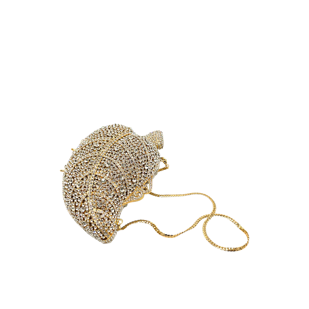 Crystal Leaf Clutch - FH06 - Fashion Vogue 