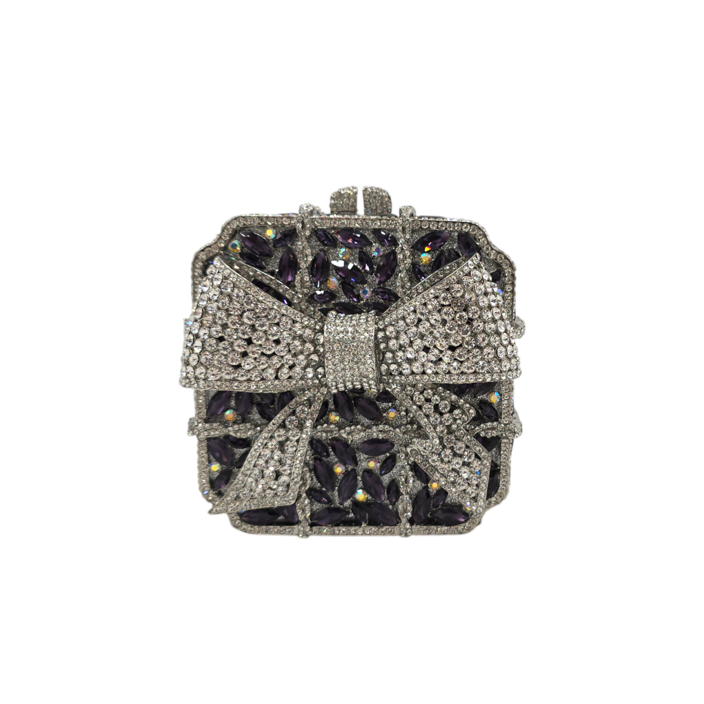 Bow Styled Box Clutch - Fashion Vogue 