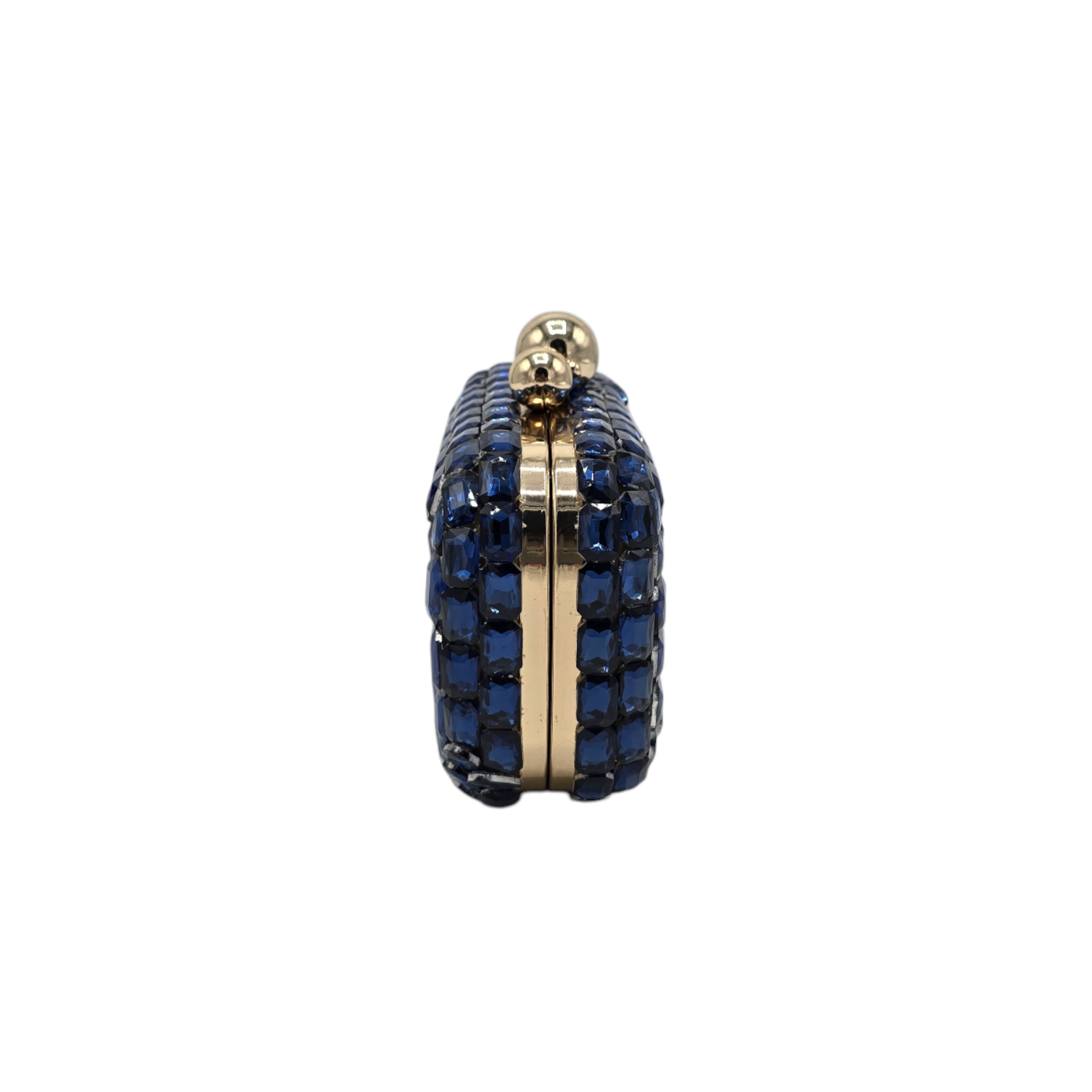 Blue Glass Stone Clutch - Fashion Vogue 