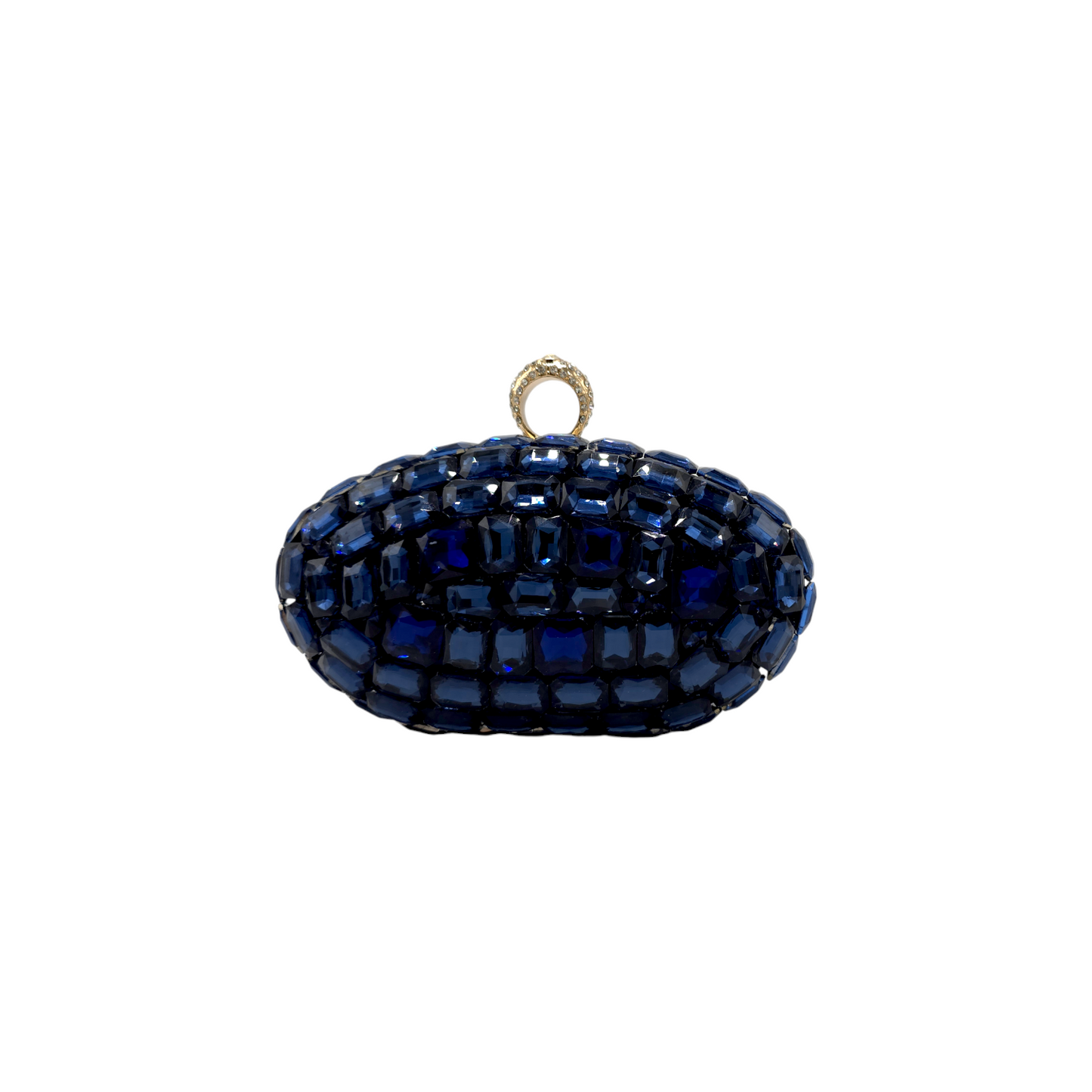 Oval Shaped Mini Stone Clutch - Fashion Vogue 