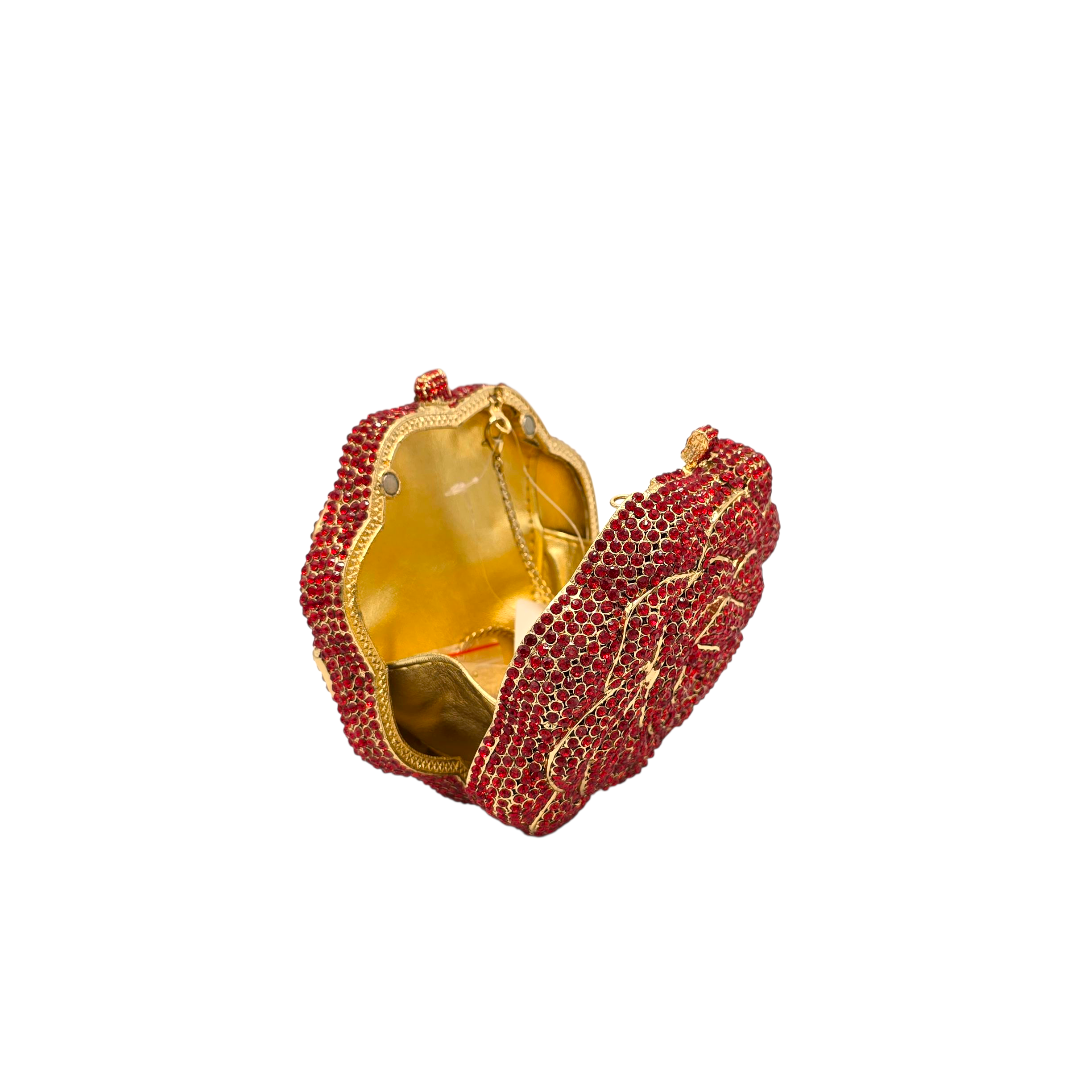 Mesmerizing Rose Clutch - AH003-0814 - Fashion Vogue 