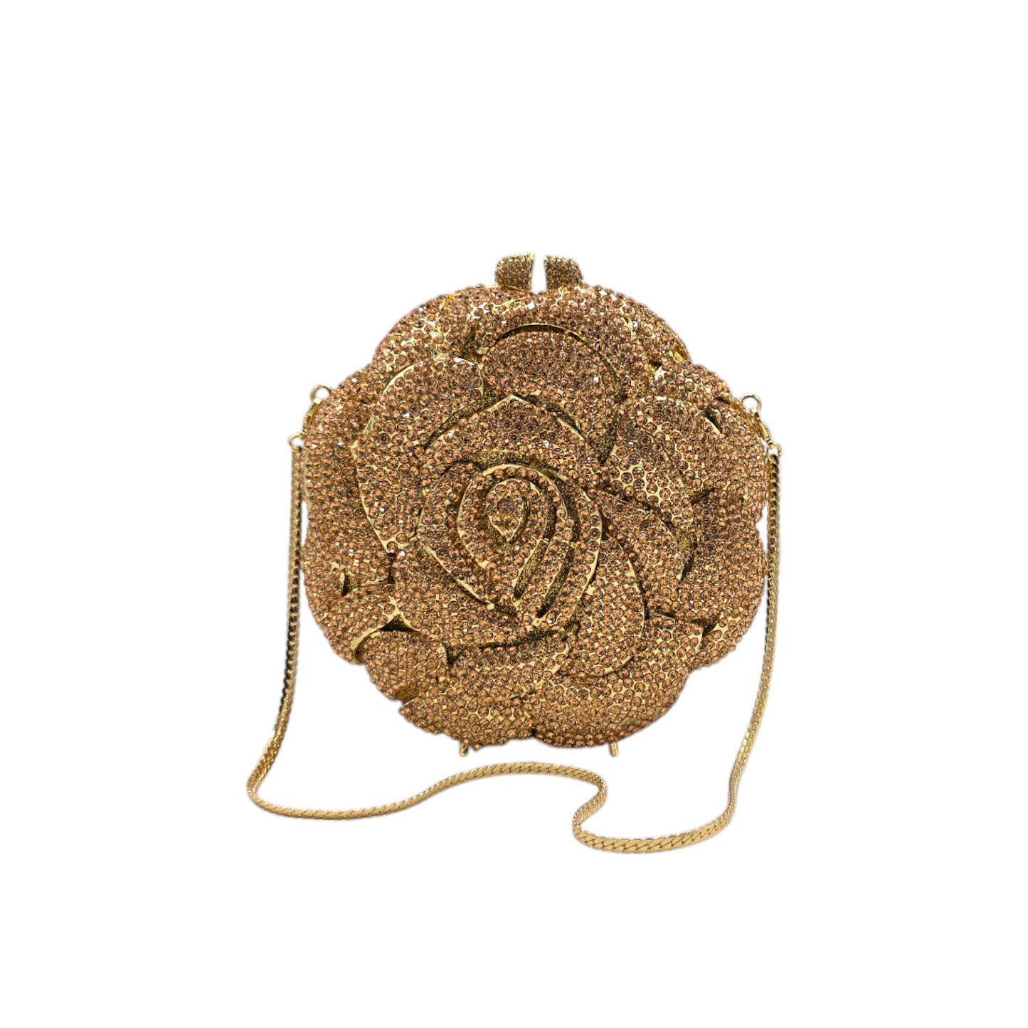 Exquisite Round Flower Clutch - Fashion Vogue 