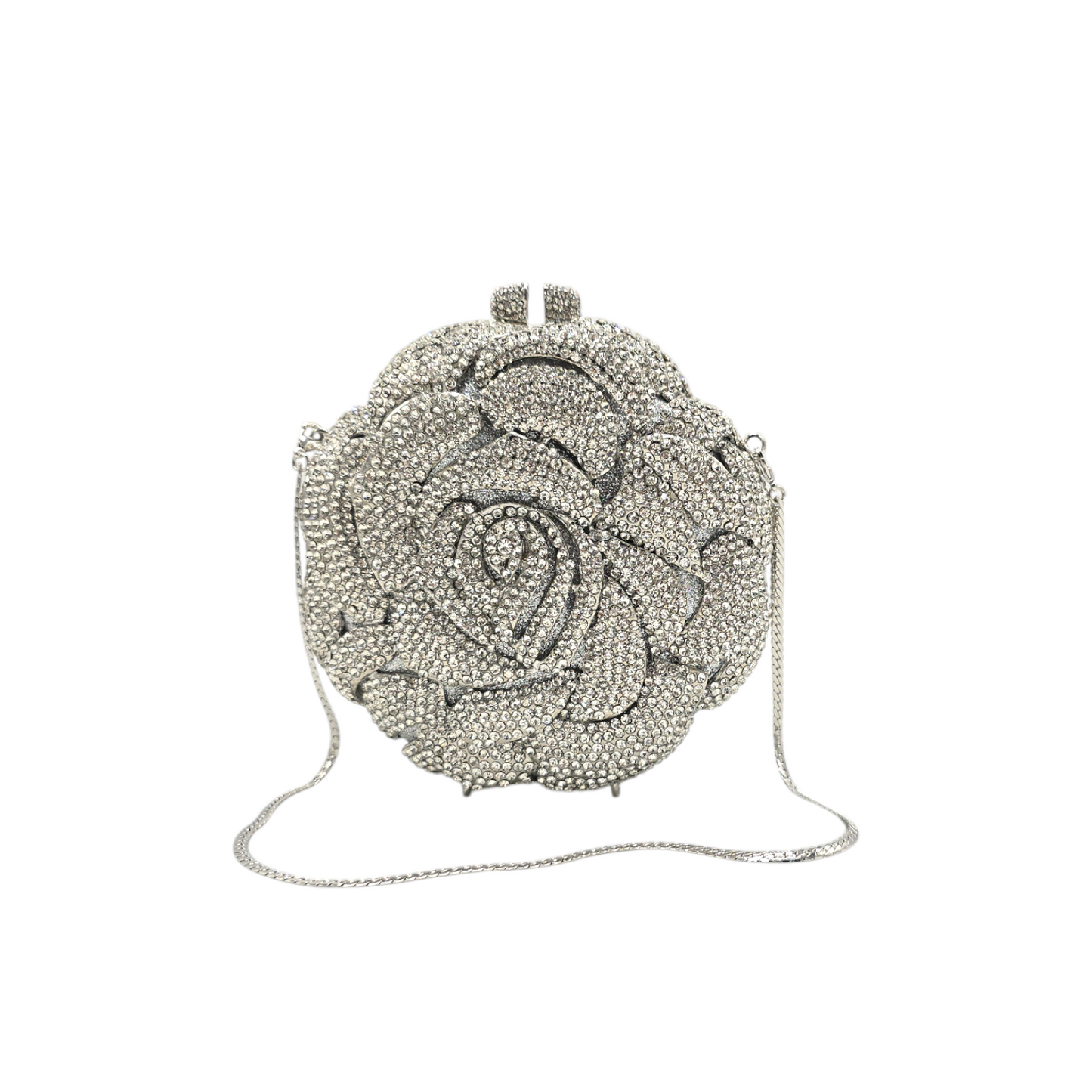 Exquisite Round Flower Clutch - Fashion Vogue 